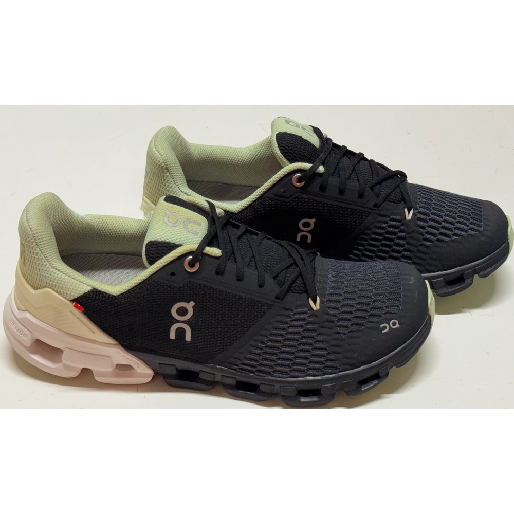 On Running Cloudflyer 4 Womens 9.5 Sneakers Black Mint 21.99627 Running Shoes